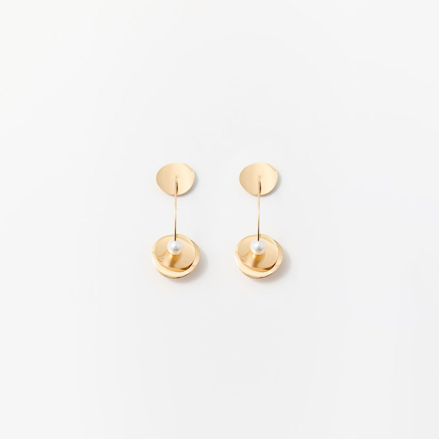 Aretes Mujer Sfera 3 Aros Epoxy Multi Oro