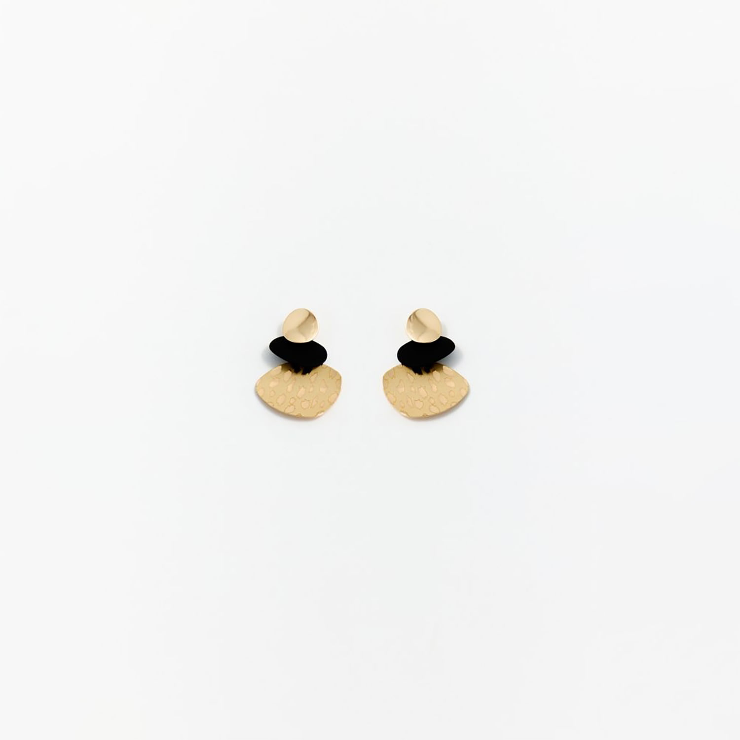 Aretes Mujer Sfera Pendant Cristales Mx Oro
