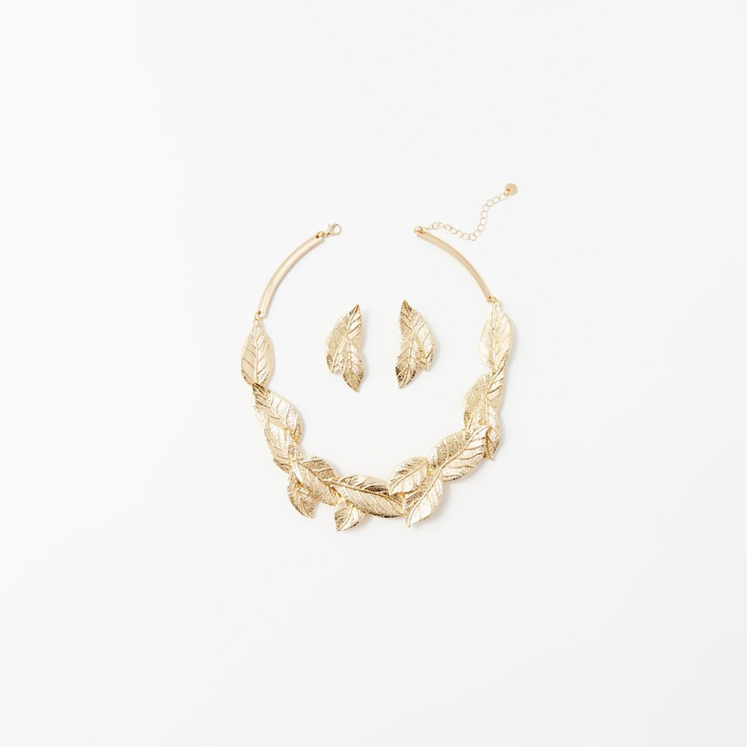 Collar Mujer Sfera Eslabones Paza Plana Mx Oro