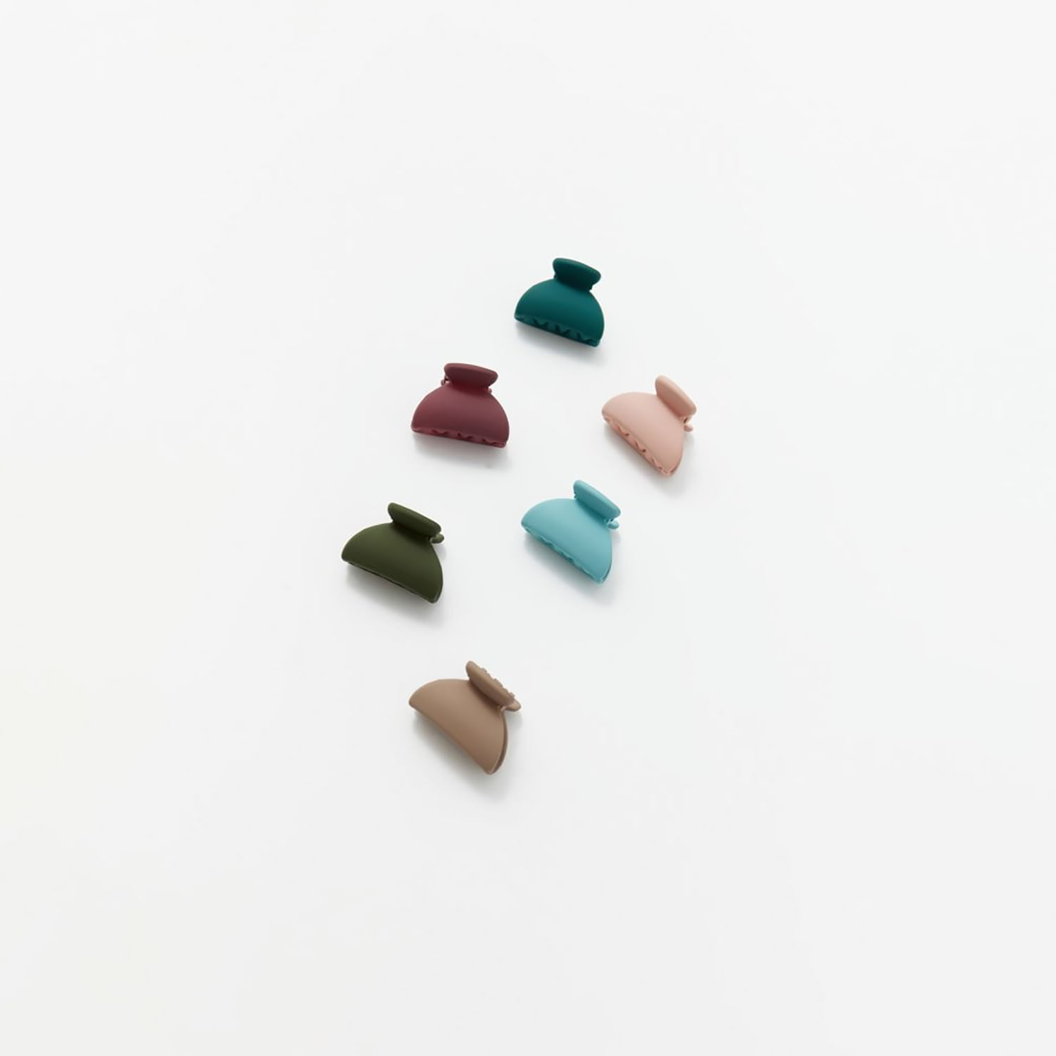 Set Mujer Sfera 6 Mini Pinzas Básicas Multicolor