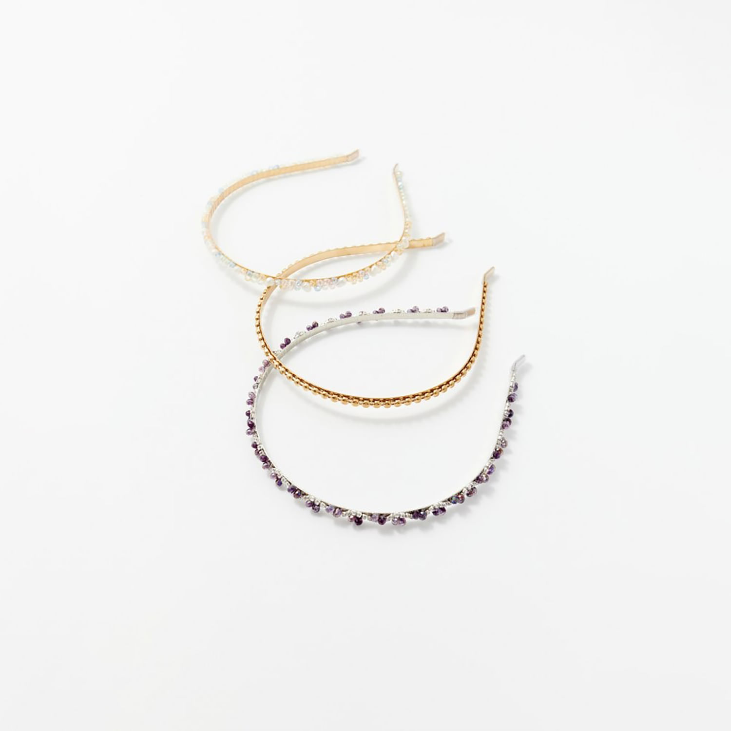 Set Mujer Sfera 3 Diademas Joya Multicolor