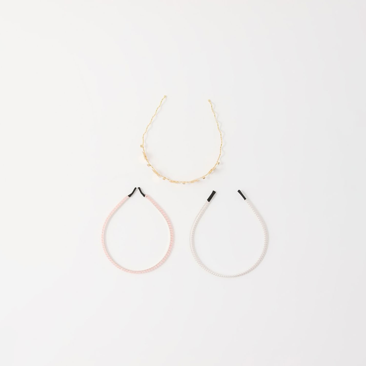 Set Mujer Sfera 3 Diademas Filigrana 000 Oro