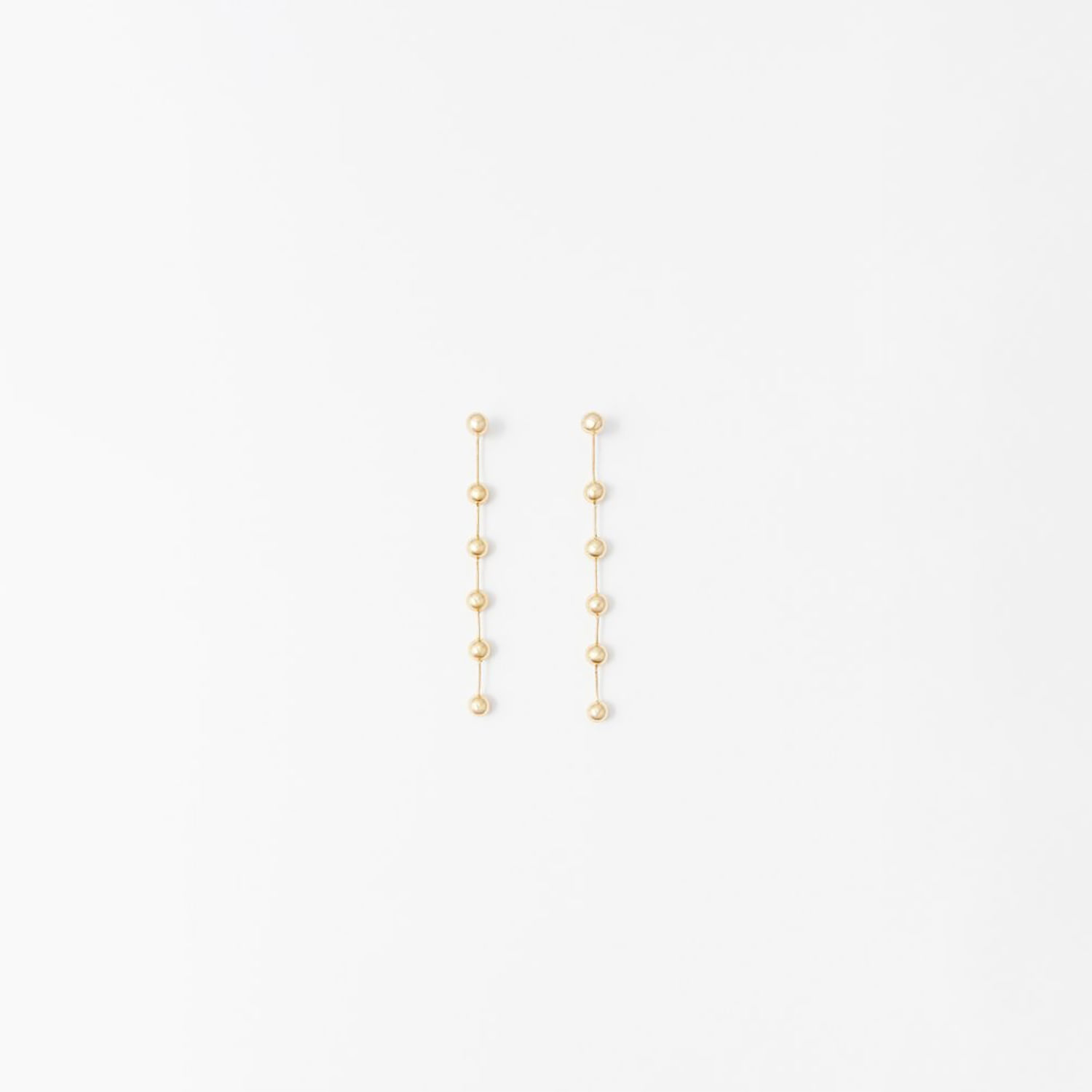 Pendiente Mujer Sfera Filigrana Mariposa Oro