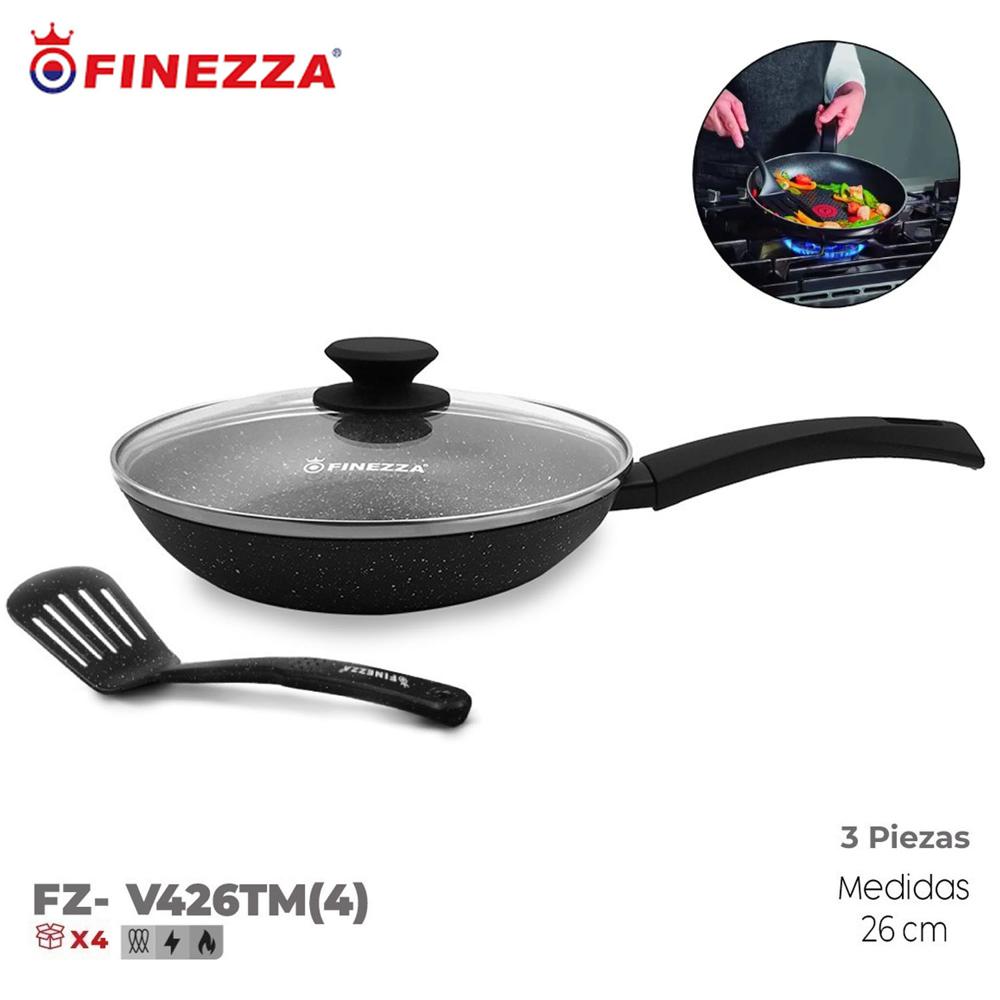 Sarten Finezza Ultragranito C/Tapa de 26 cm FZ-V426TM