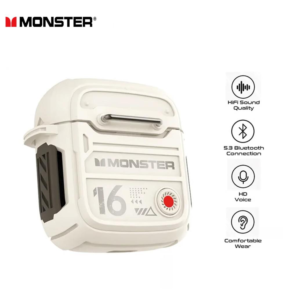 Audífonos inalámbricos Monster Airmars XKT16 Ivory Bluetooth 5.3