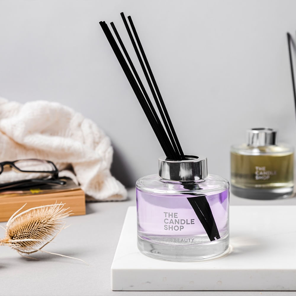 Difusor Glossy aroma Mango Maracuyá en envase de vidrio de 150 ml