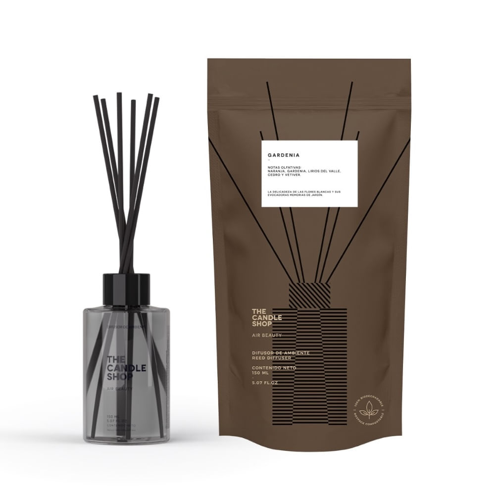 Difusor Basic Compost aroma Gardenia