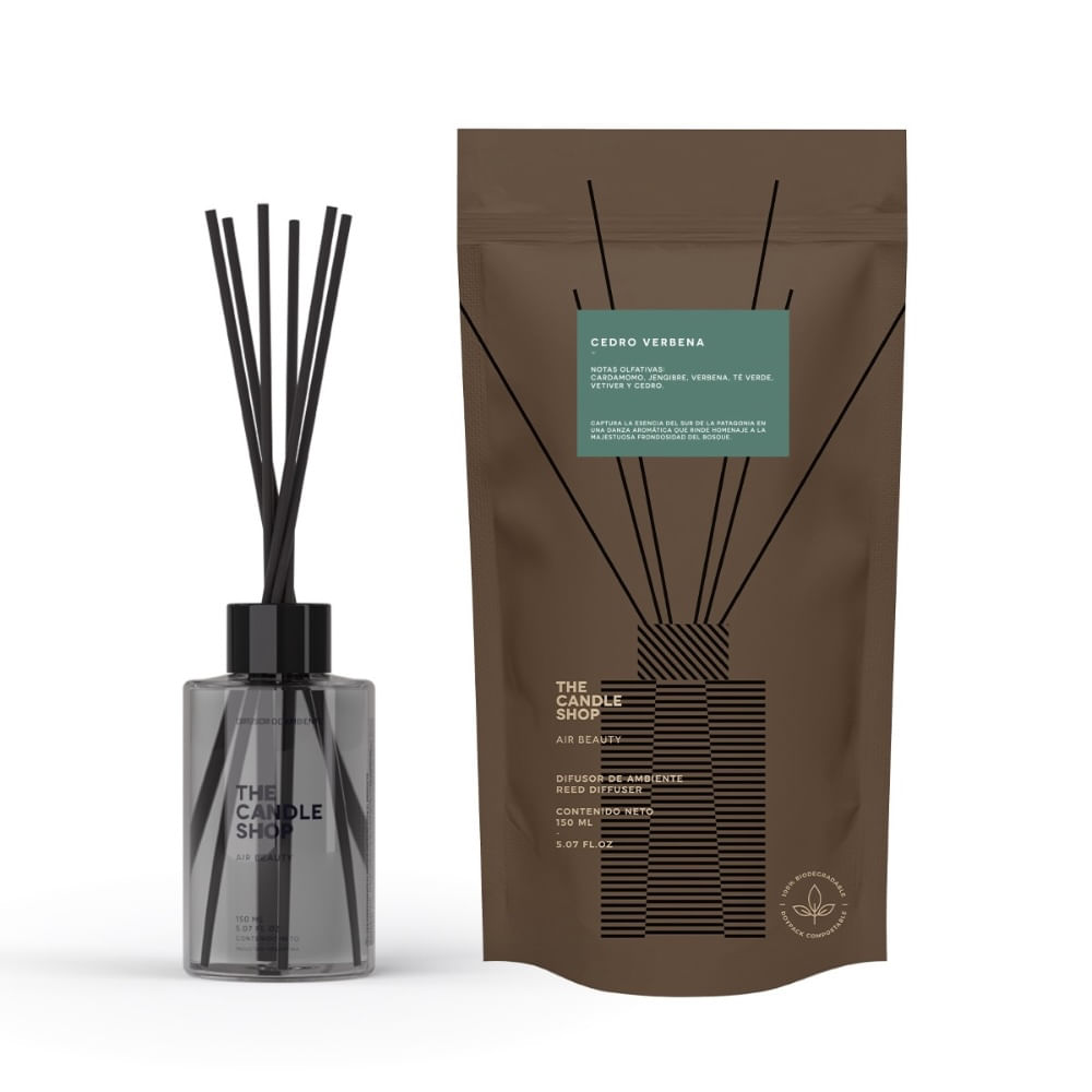Difusor Basic Compost aroma Cedro Verbena