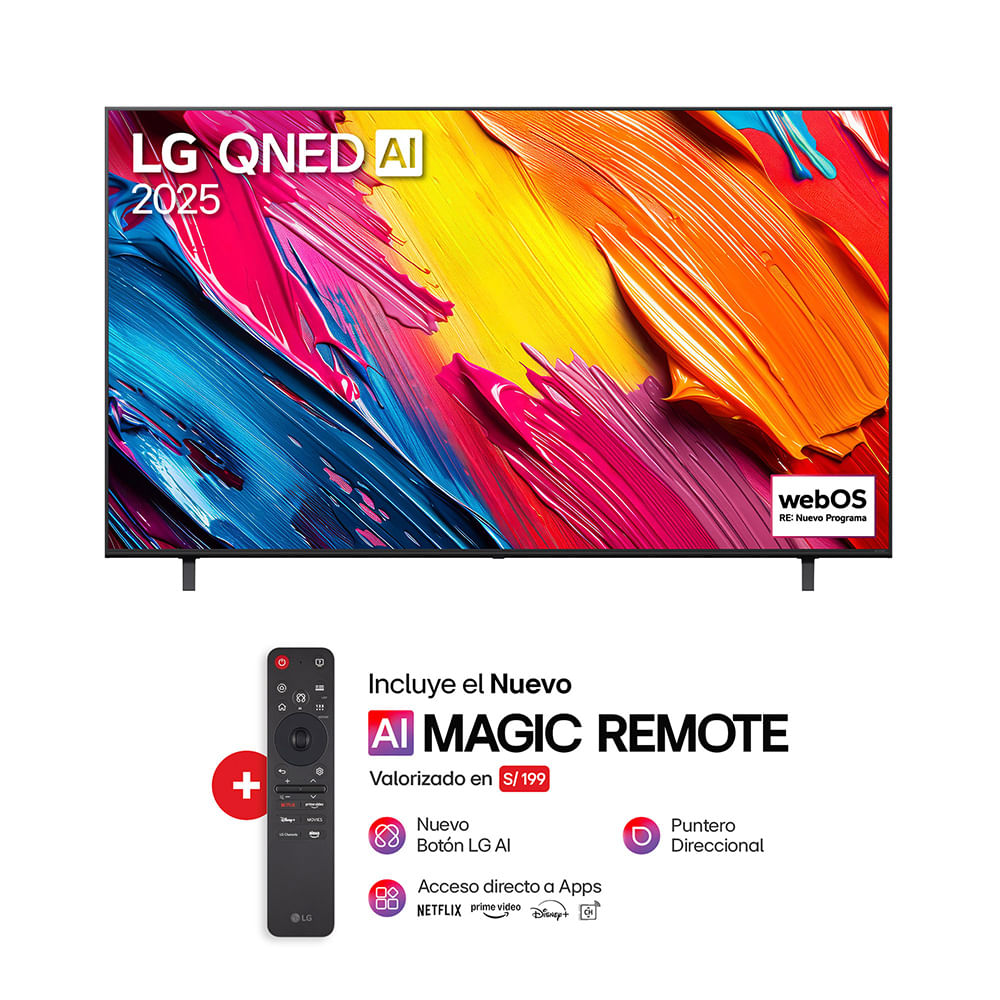 Televisor LG 65"" 65QNED70ASA 4K QNED WebOS
