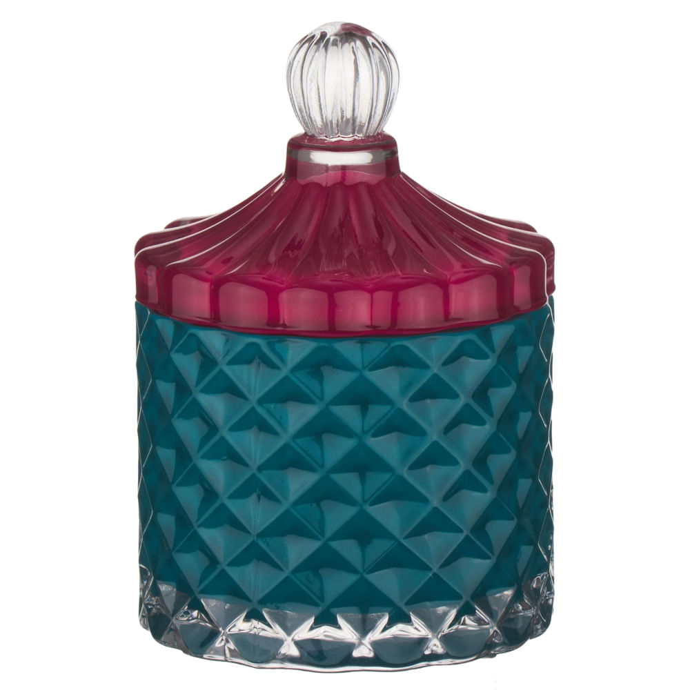 Joyero Fucsia Turquesa 10 Cm