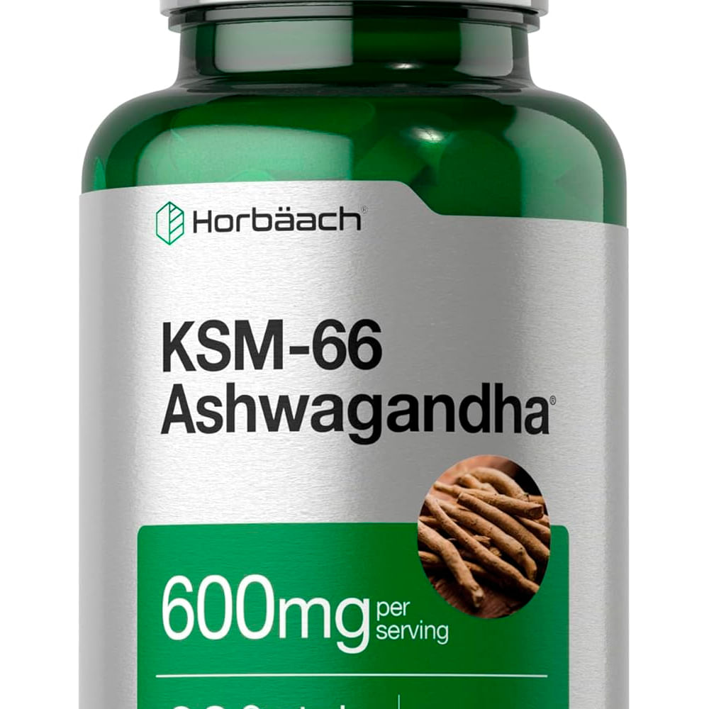 Ksm-66 Ashwagandha + L-teanina 60 capsulas Horbaach