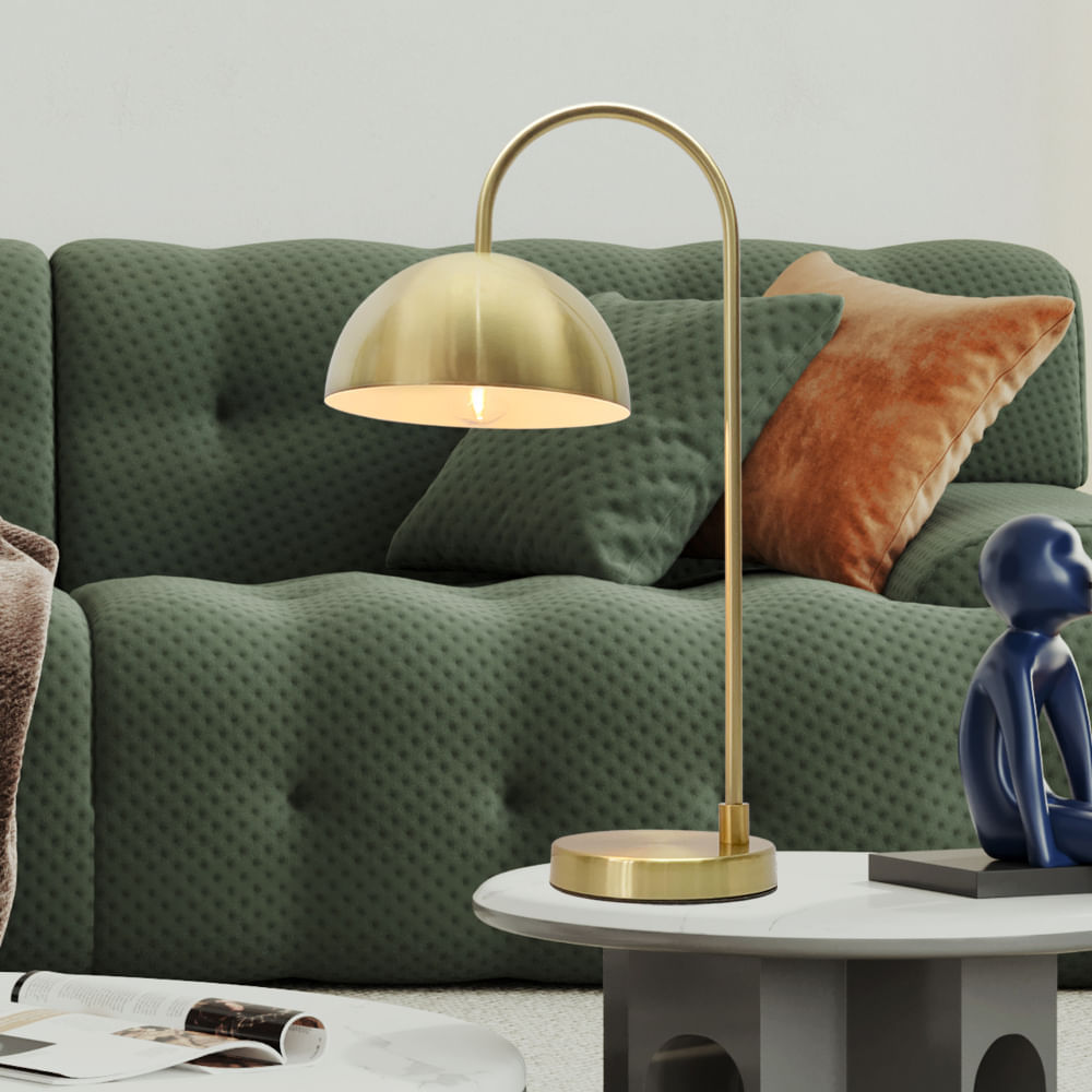 Lámpara Mesa Dorada 52 cm