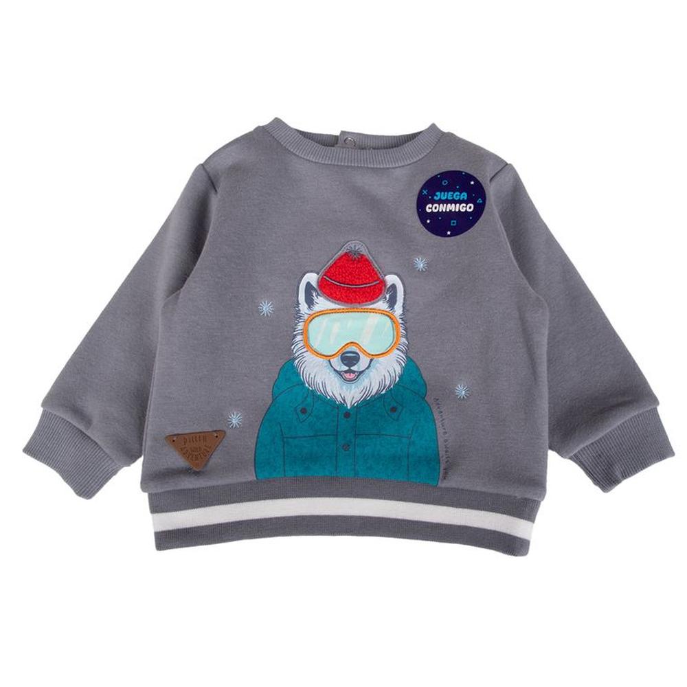 Polera Bebe Niño PILLIN PVB532-25GRI 24M Gris Polera Bebe Niño PILLIN PVB532-25GRI 24M Gris