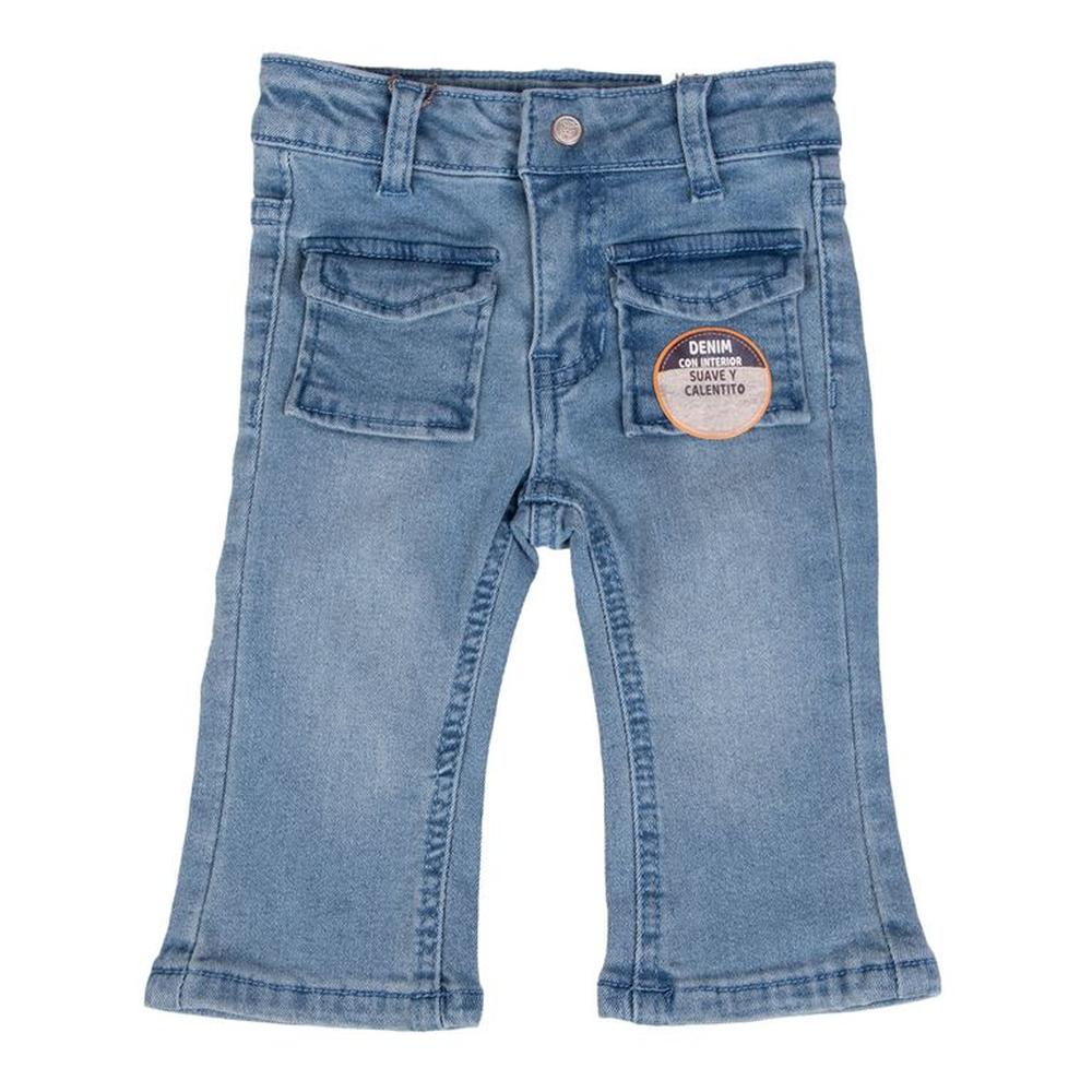 Jeans Bebe Niña PILLIN PVB722-25CEL 3M Celeste Jeans Bebe Niña PILLIN PVB722-25CEL 3M Celeste