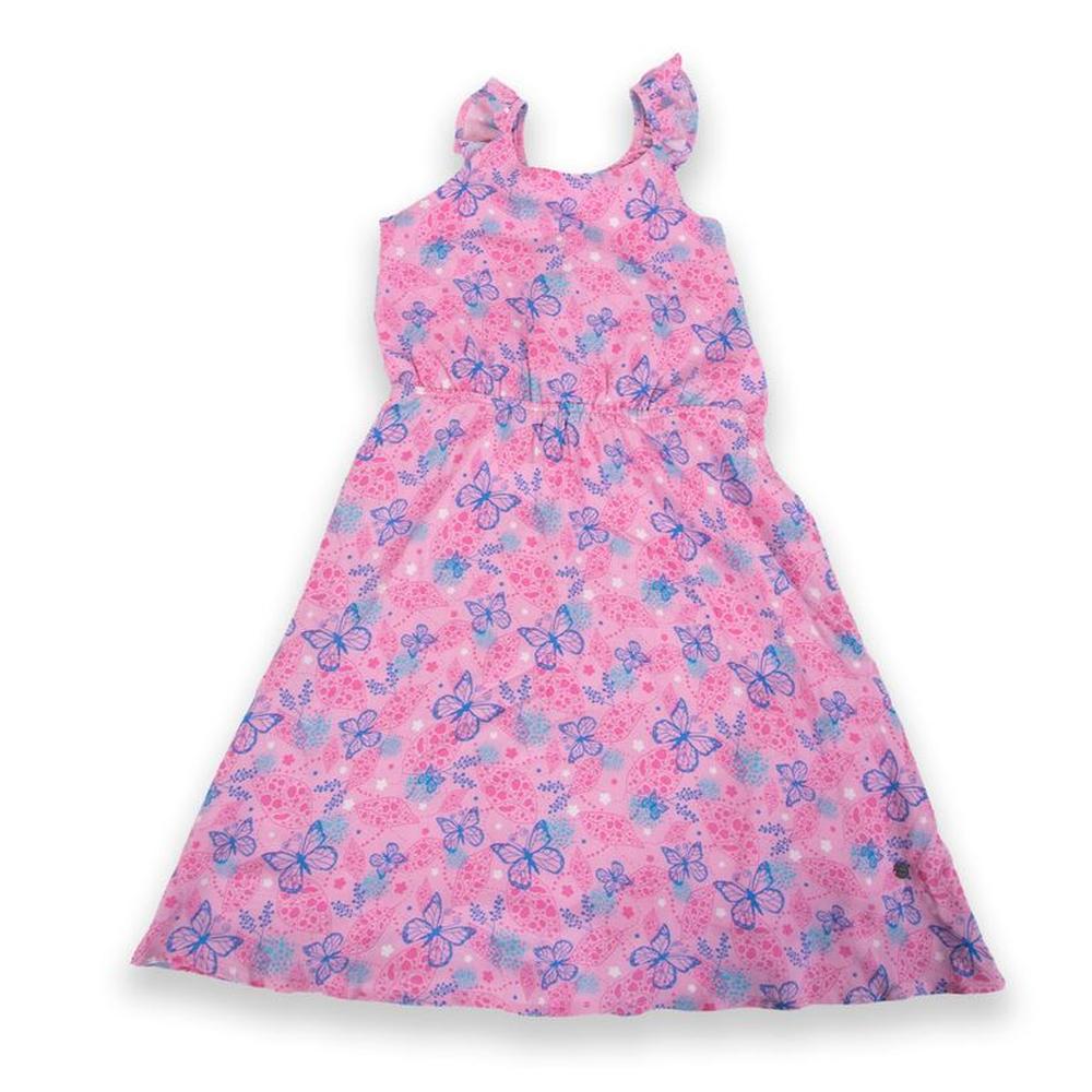 Vestido Niña PVA829-24ROS 3 Rosado Vestido Niña PVA829-24ROS 3 Rosado