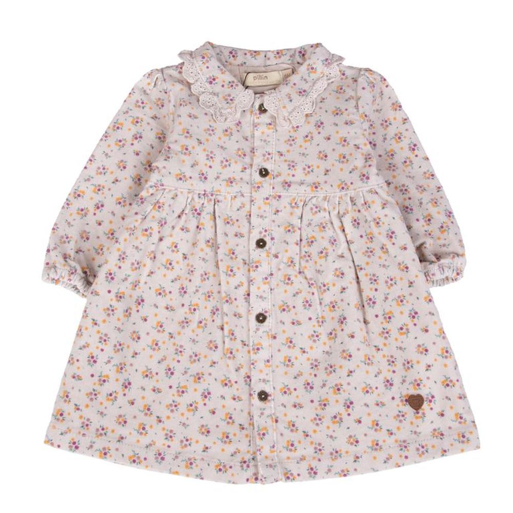 Vestido Bebe Niña PVB840-25CRU 4 Crudo Vestido Bebe Niña PVB840-25CRU 4 Crudo