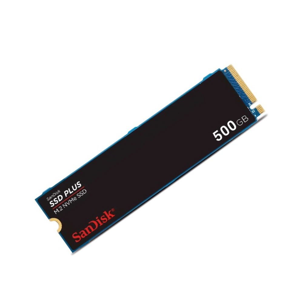 Unidad de Estado Solido Interno SanDisk SSD PLUS 500GB M.2 NVMe PCIe Gen 3.0