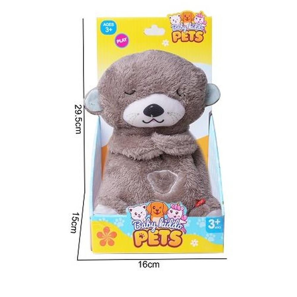 Peluche Nutria que Respira Musical Gris gris Peluche Nutria que Respira Musical Gris gris