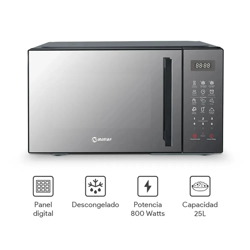 Horno Microondas HMM-255N 25 Lts