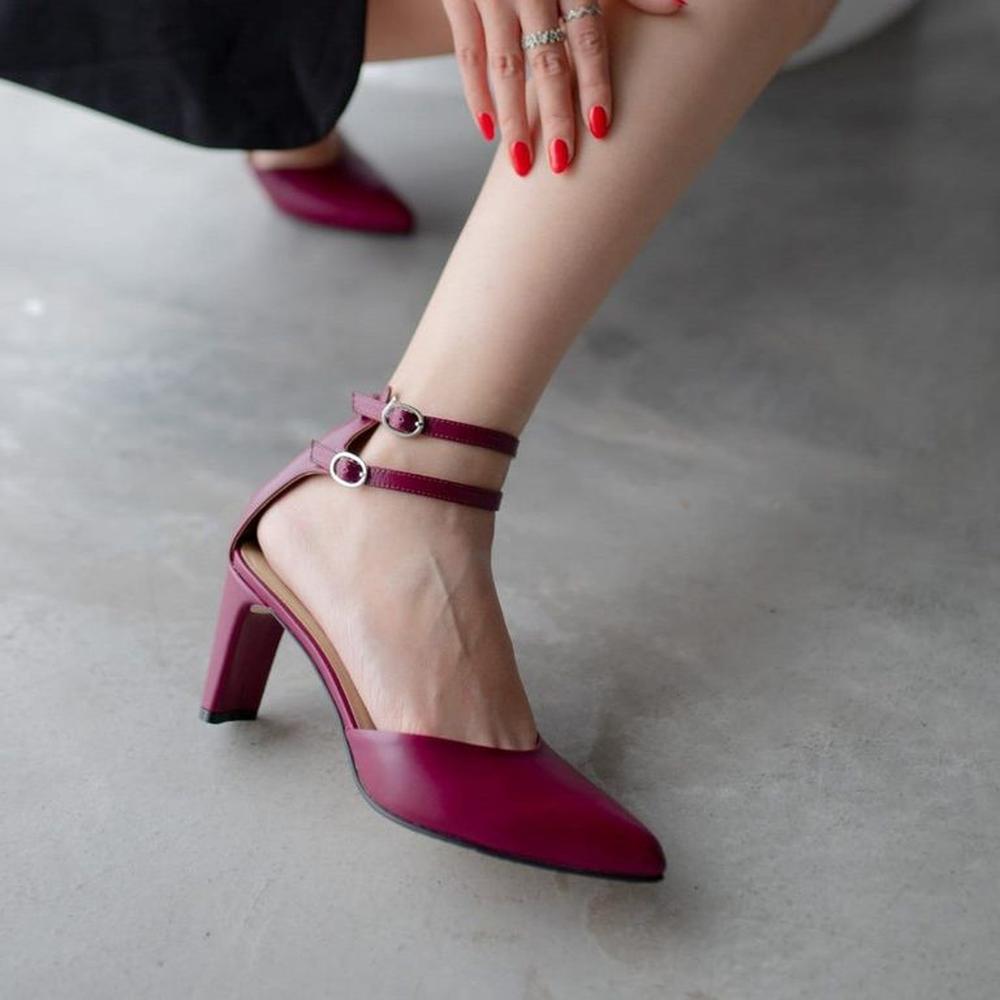 TACONES DE CUERO IRISABA PARA MUJER BELLA MAGENTA 36 Magenta