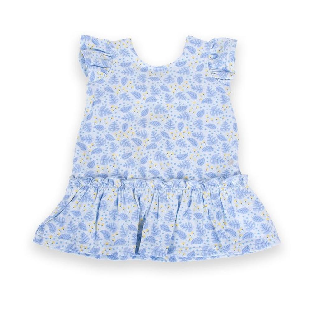 Vestido Bebe Niña PVA622-24 PILLIN 3 Turquesa Vestido Bebe Niña PVA622-24 PILLIN 3 Turquesa