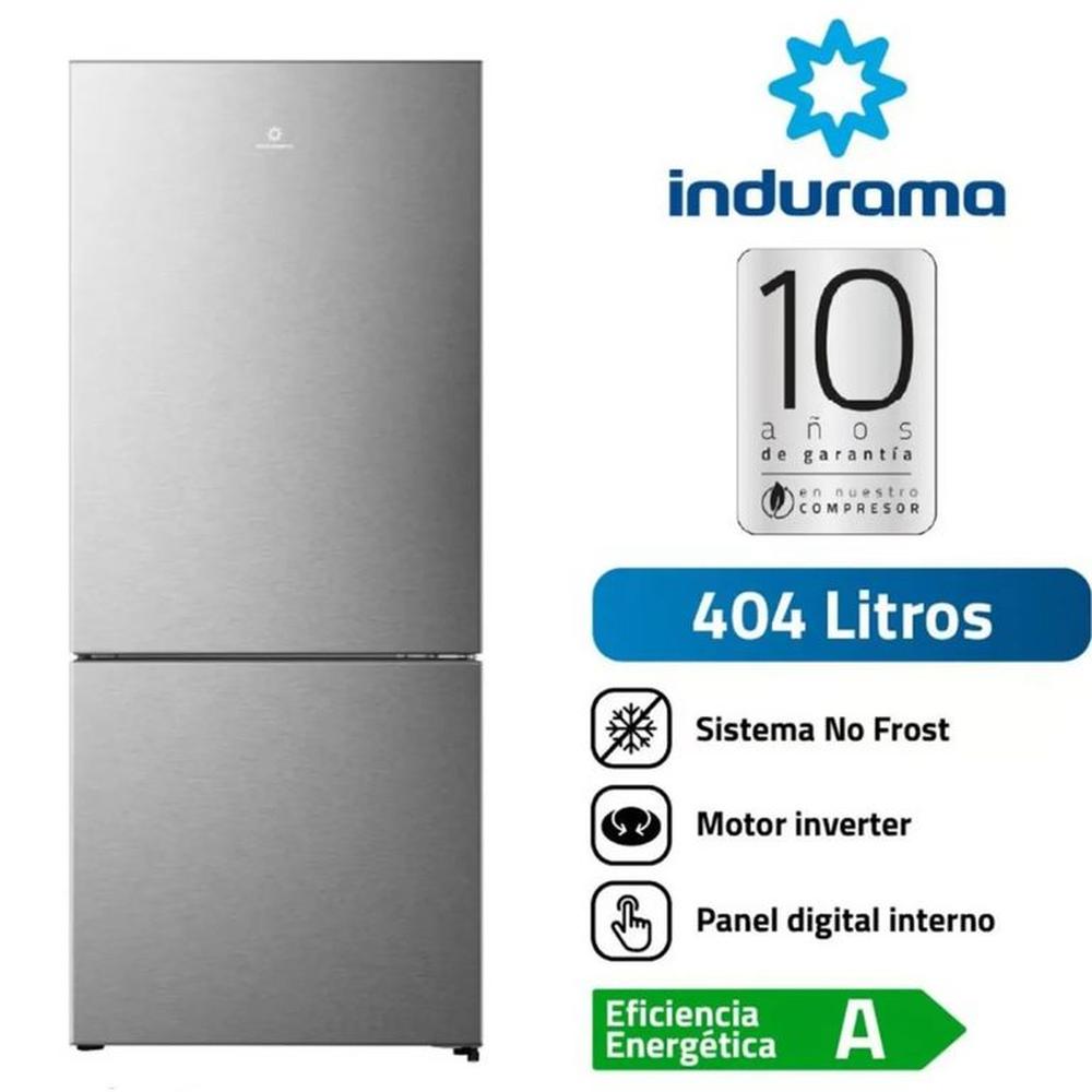 REFRIGERADORA INDURAMA 404L GRIS RI-698