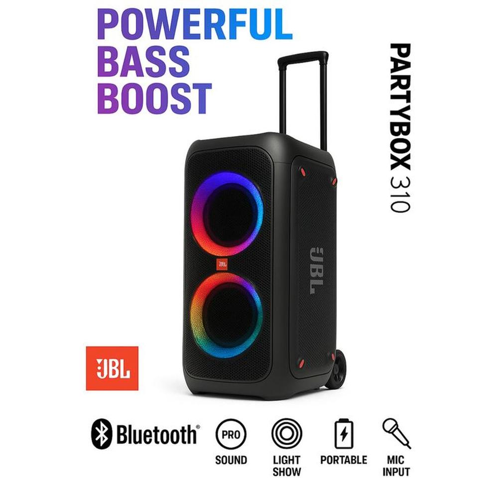PARLANTE INALÁMBRICO JBL BLUETOOTH PARTYBOX 310 240W RMS