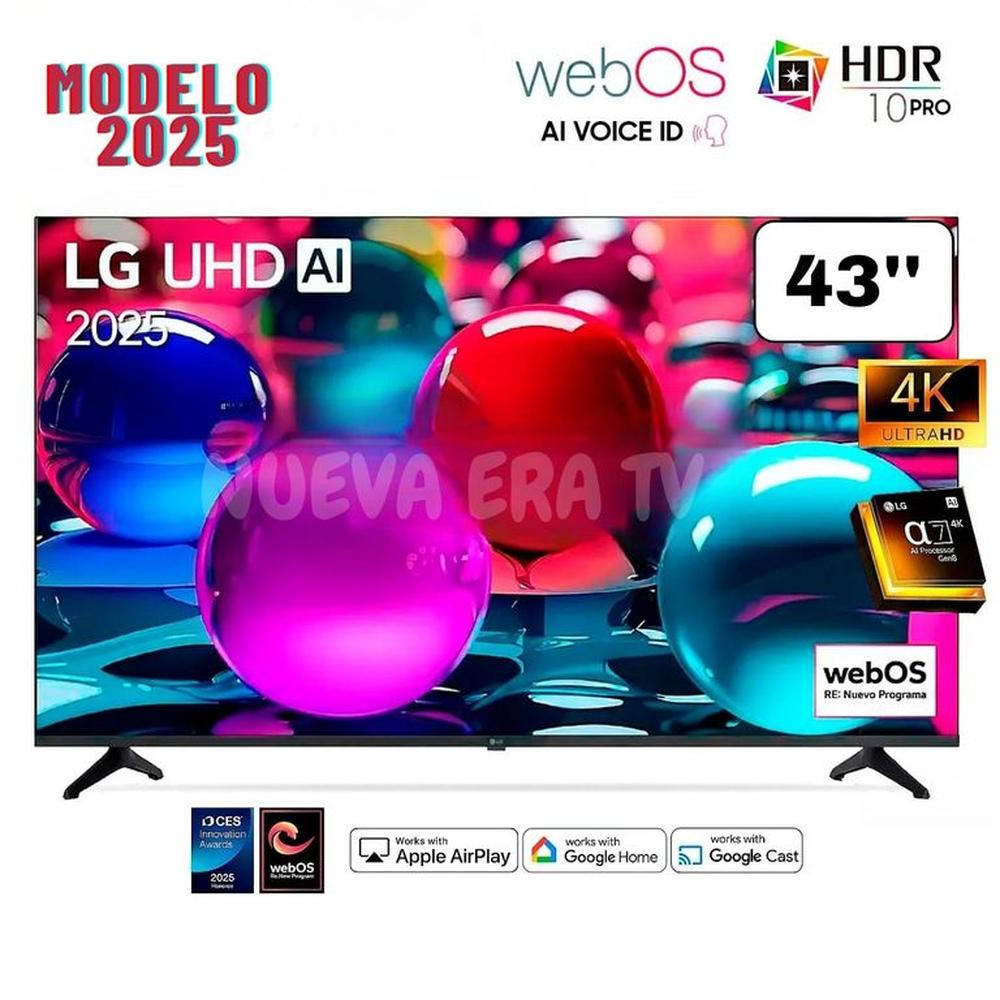 TELEVISOR LG 43 43UA7300PSB 4K UHD AI SMART TV - 2025