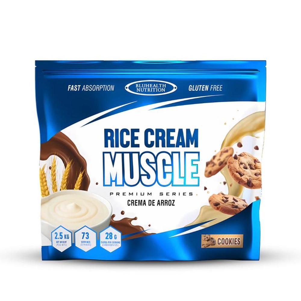 Crema de arroz 2.5 kg Bluhealth Nutrition Cookie and cream