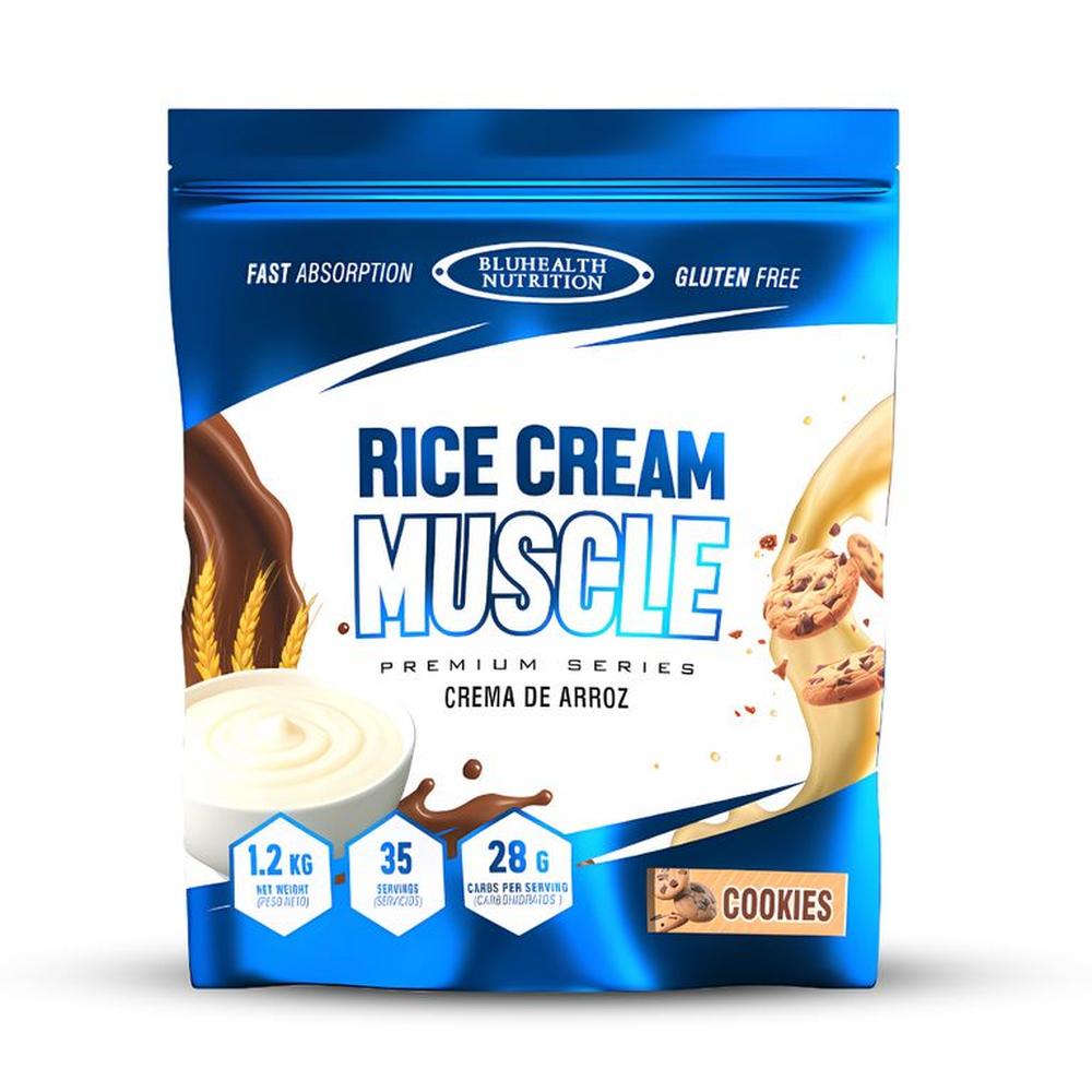 Crema de arroz 1.2 kg Bluhealth Nutrition Cookie and cream