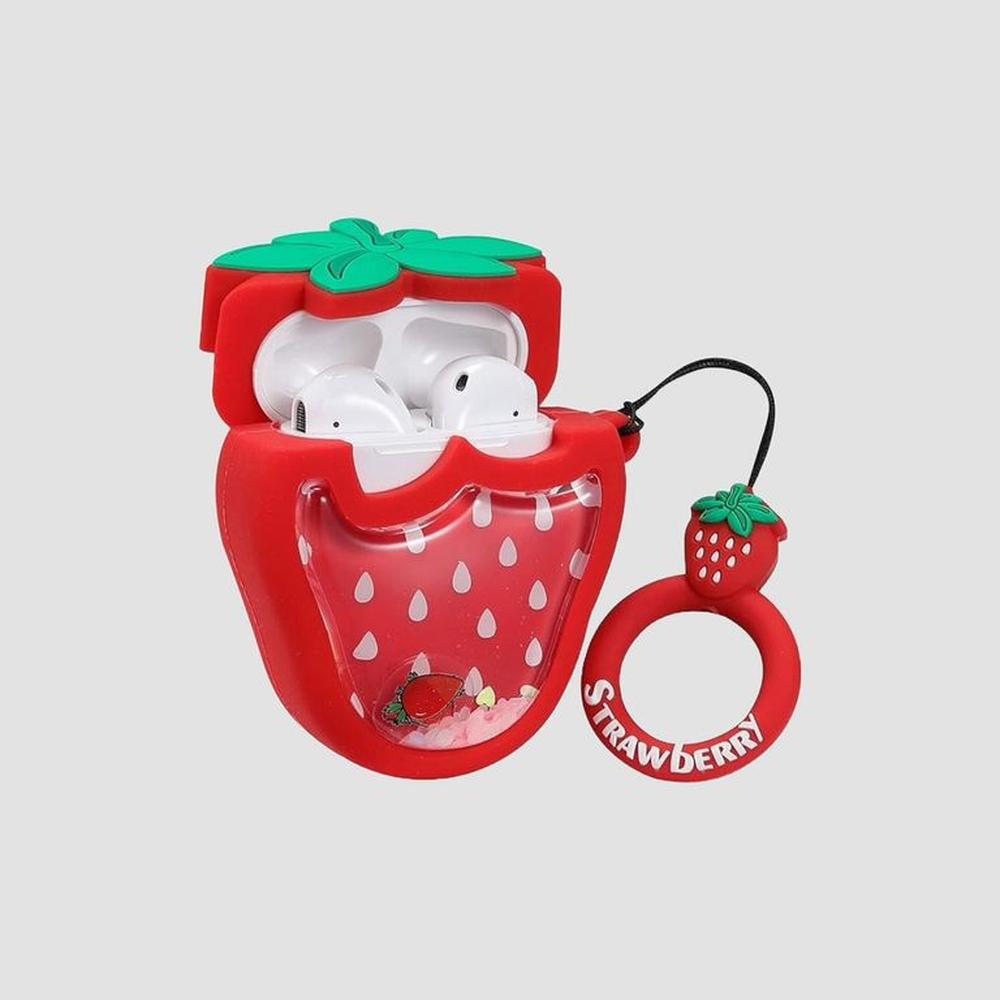 Funda para AirPods 2da generacion - Strawberry glitter