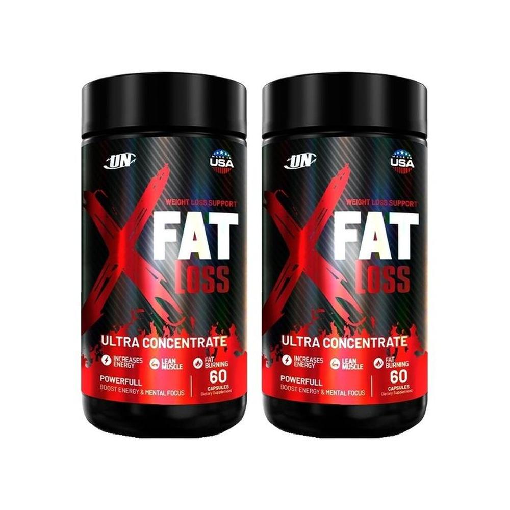 QUEMA GRASA 2 FRASCOS XFAT LOSS 60 CÁPSULAS UNIVERSE NUTRITION