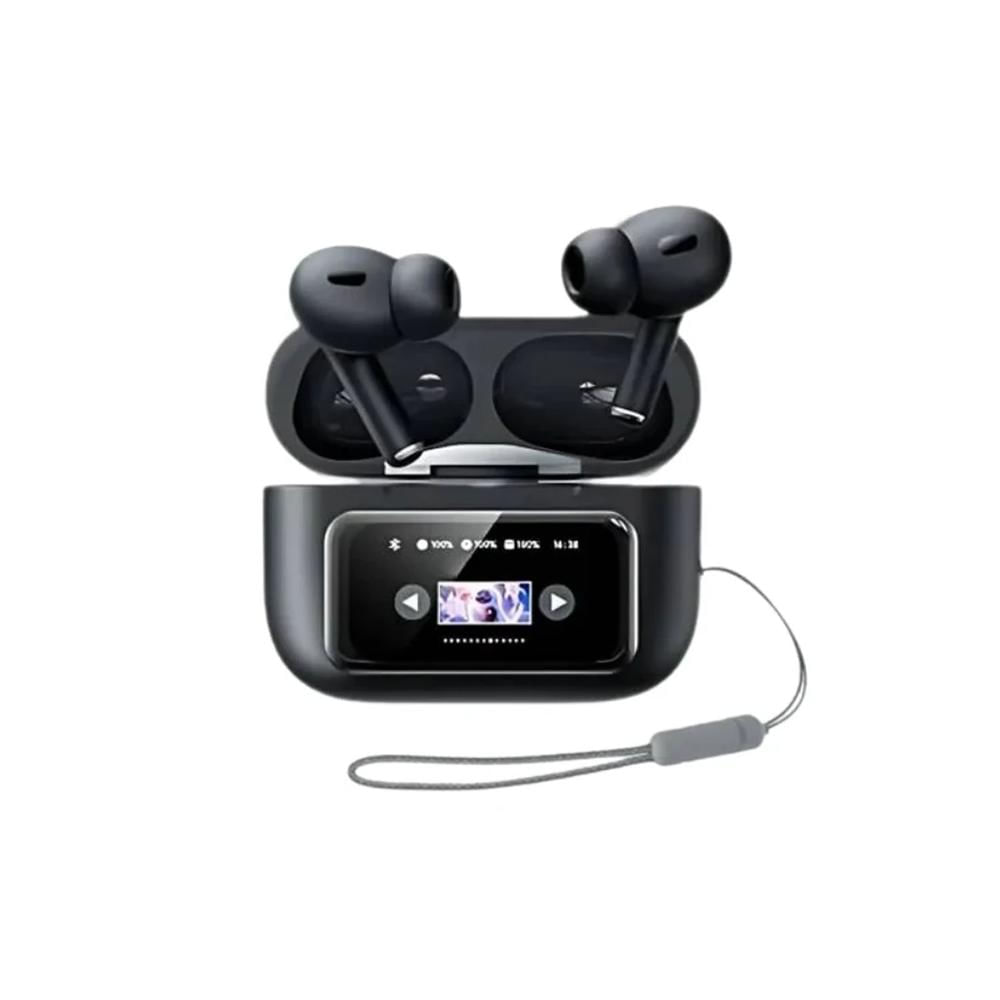 Audífonos Remax Cozybuds W30N Negro Bluetooth 5.4 + Pantalla