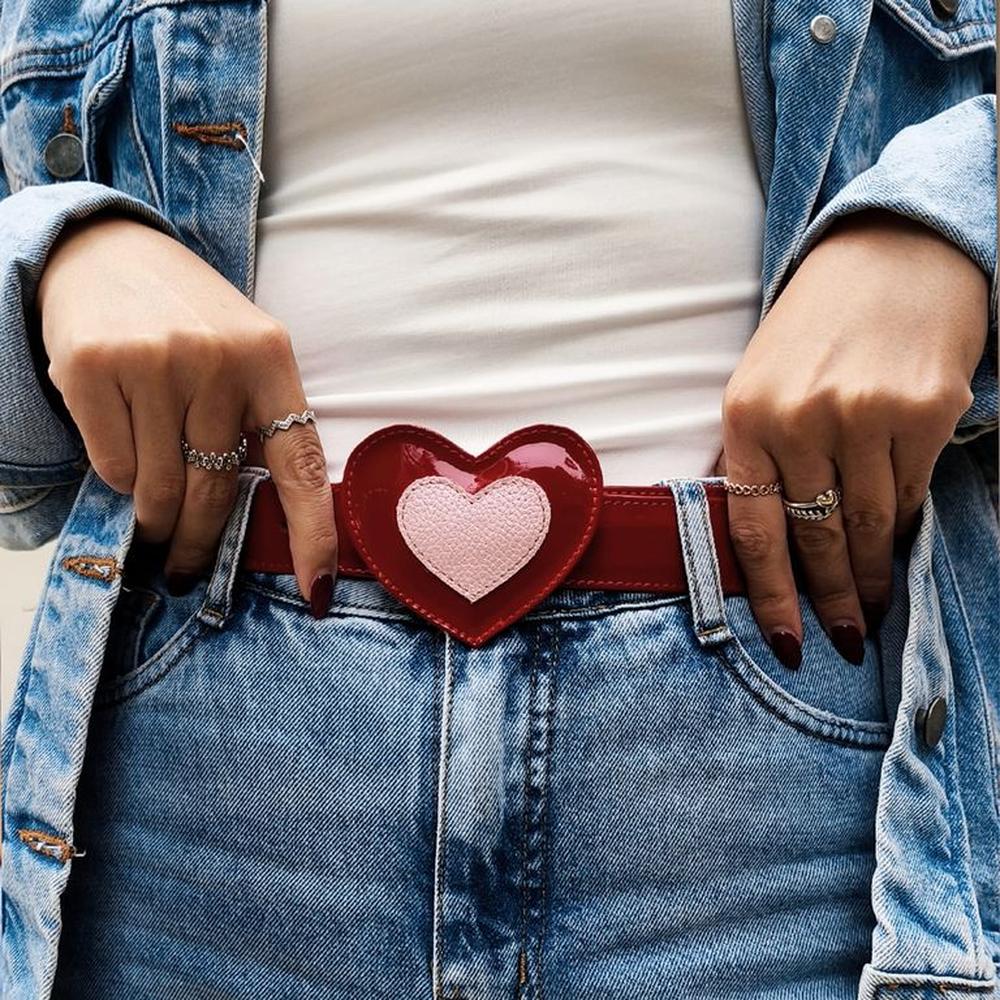 CINTURÓN  DE CUERO IRISABA PARA MUJER AMORETTE