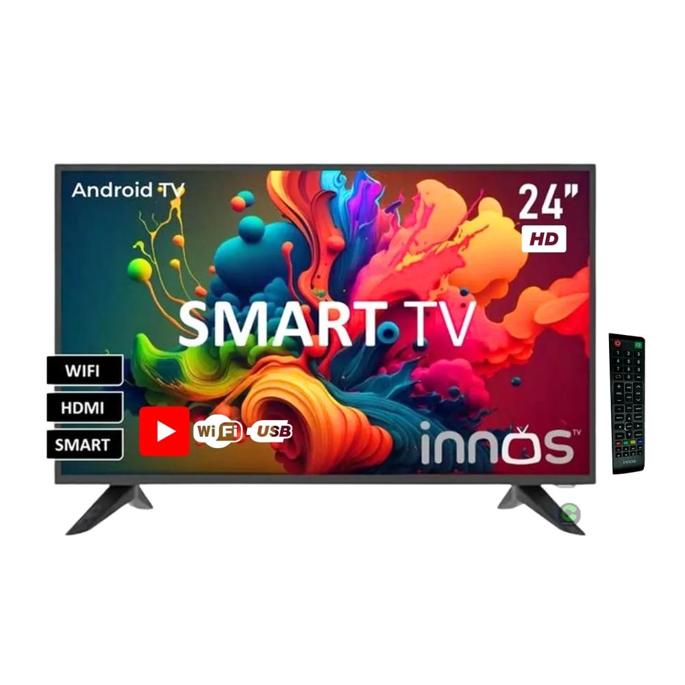 Televisor Smart TV INNOS 24"" HD Android S2402KU Con Android 14