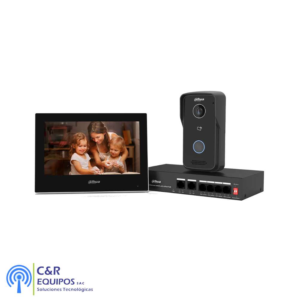 DHI-KTP03 - KIT VIDEO PORTERO HOGAR IP