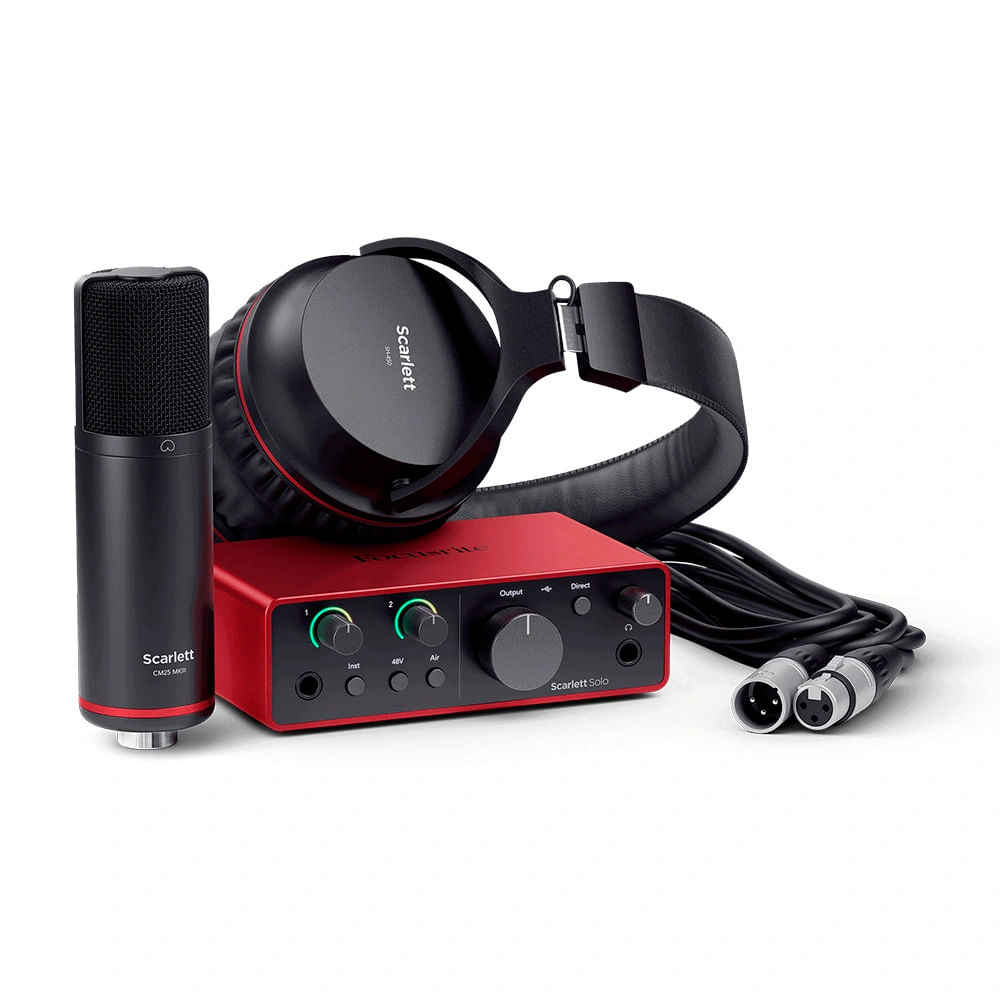 Interfaz de Audio Focusrite Scarlett Solo Studio 4th Gen
