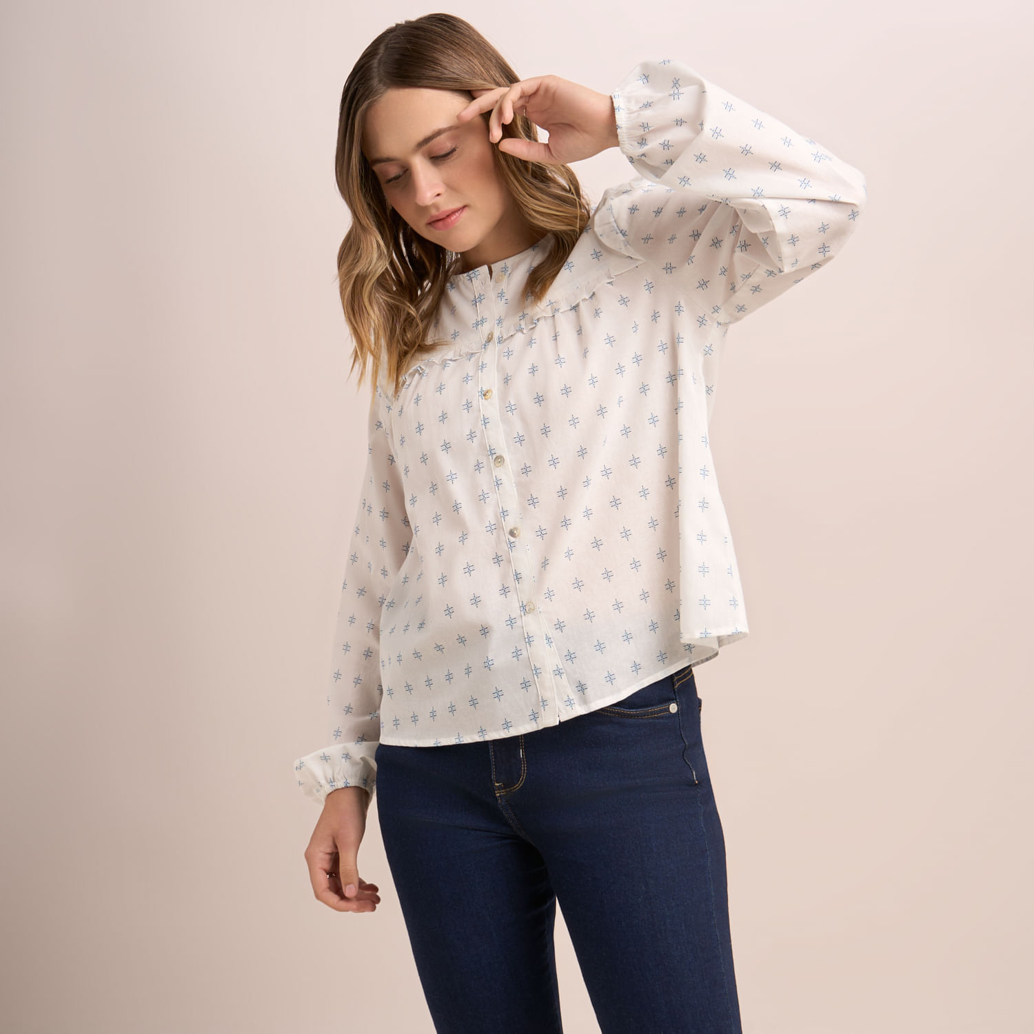 Blusa Mujer Amc Cruz Rt