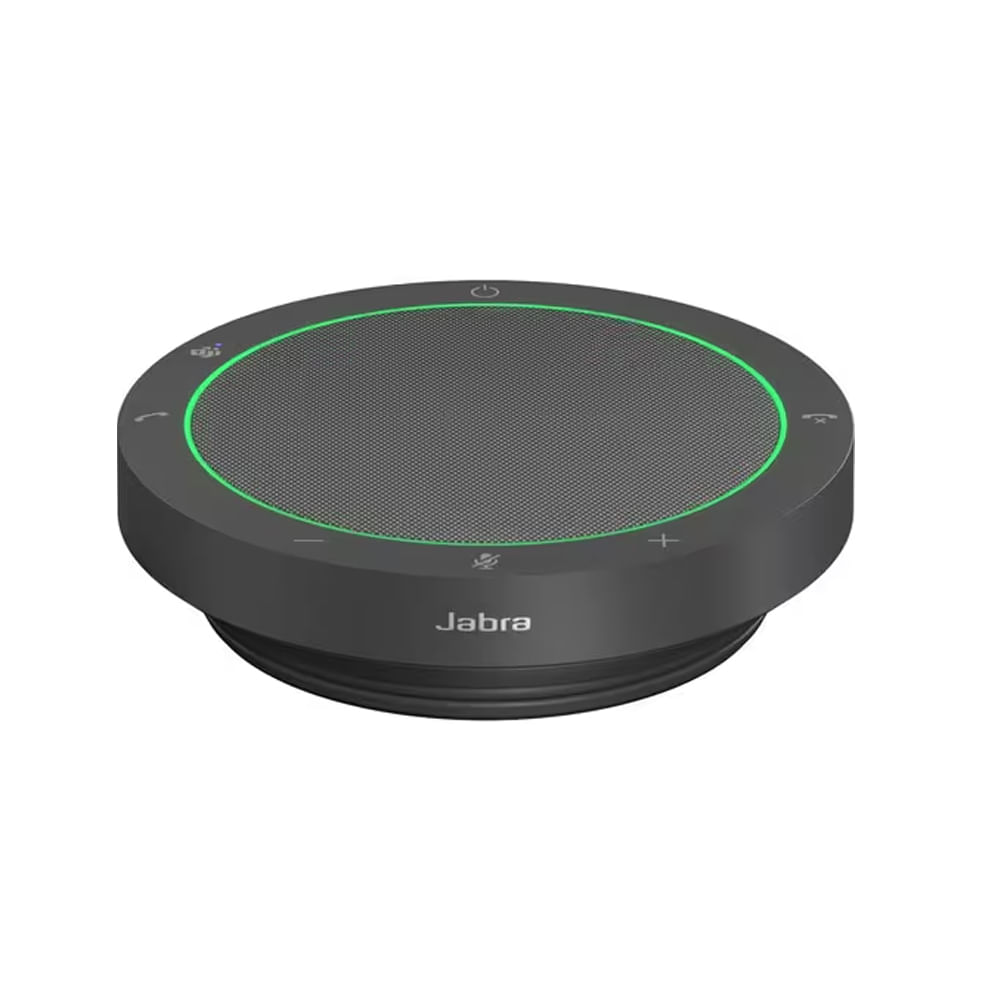 Jabra Speak2 40 - Altavoz portátil gris oscuro con micrófono y conexión USB para conferencias