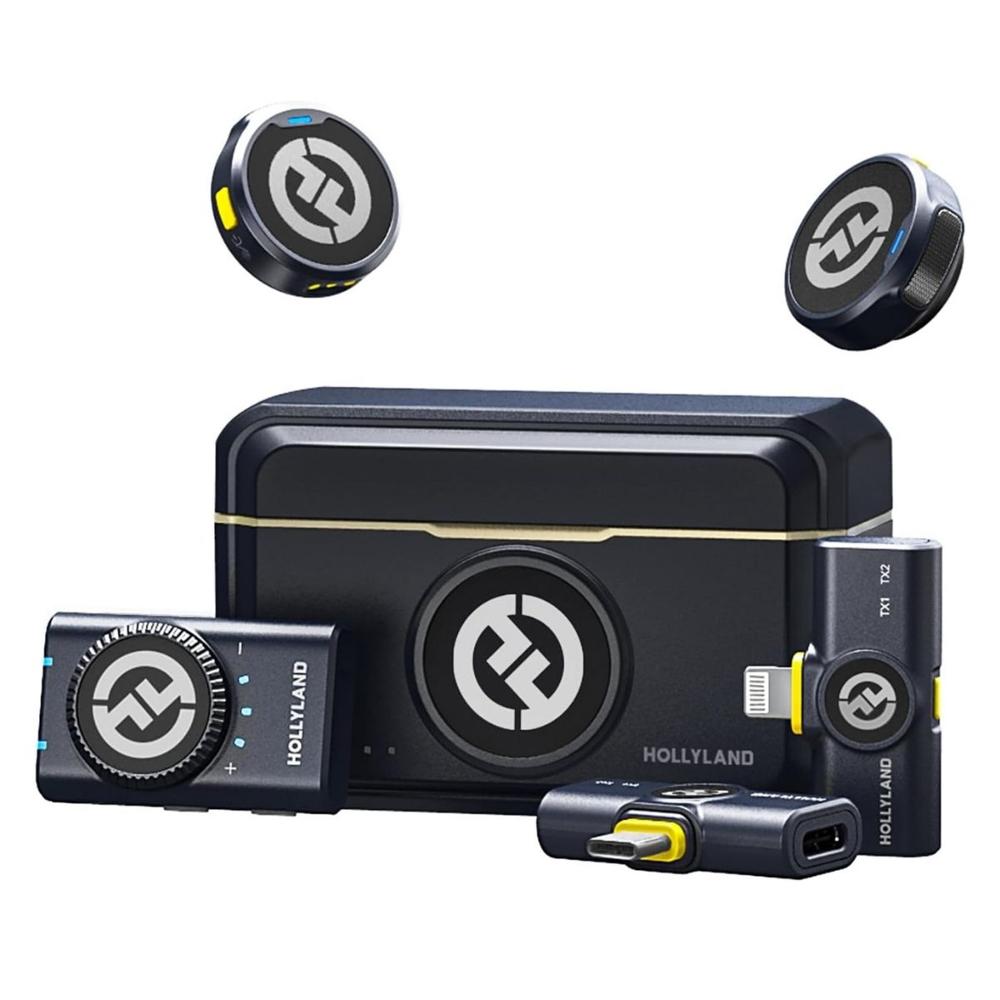 Micrófono Lavalier Hollyland Lark M2 Combo For Android Iphone