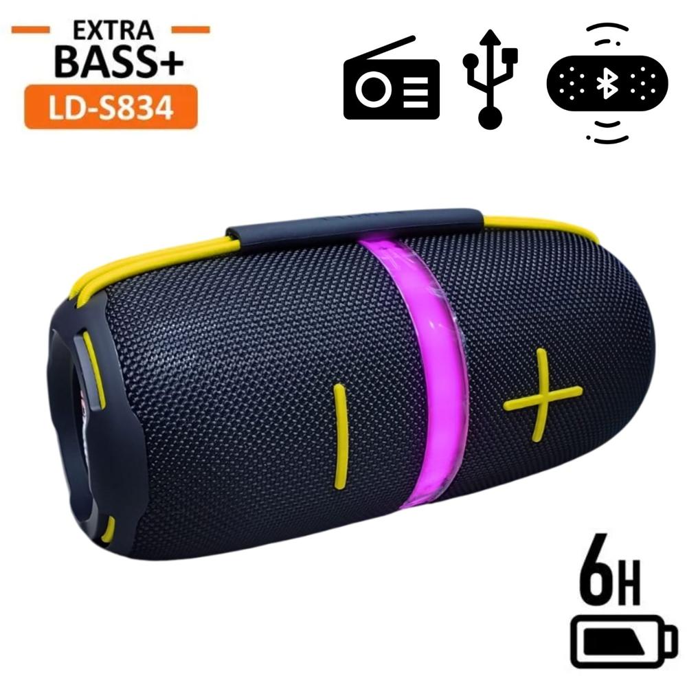 Parlante Portátil Lidimi LD-S834 con TWS, Bluetooth y 24W de Potencia