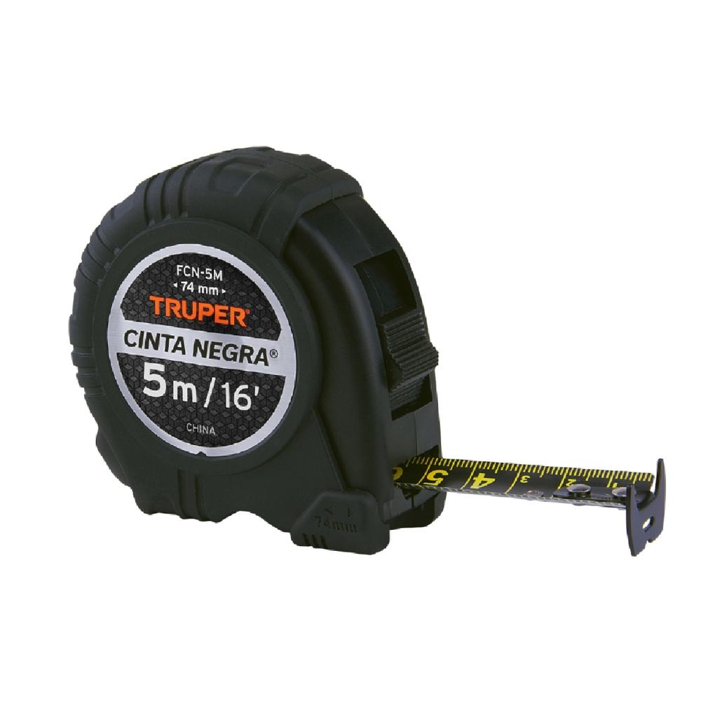 Wincha Gripper Cinta Negra 5 Metros TRUPER 102598