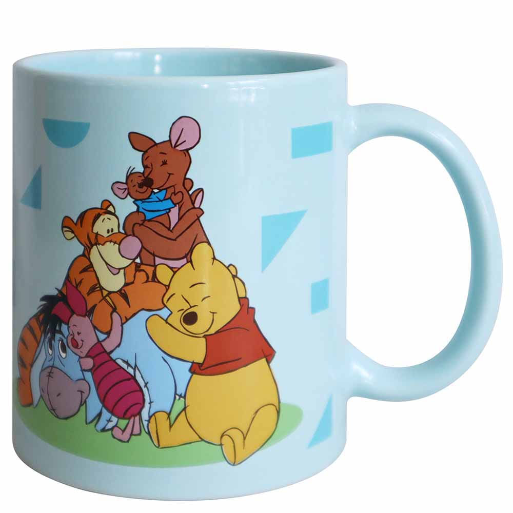 Mug DISNEY Winnie the pooh Todos Celeste 330ml