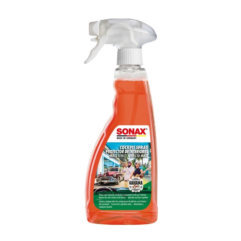 Silicona Protector Interiores 500ml Sonax Antiadherente Mate Cítrico