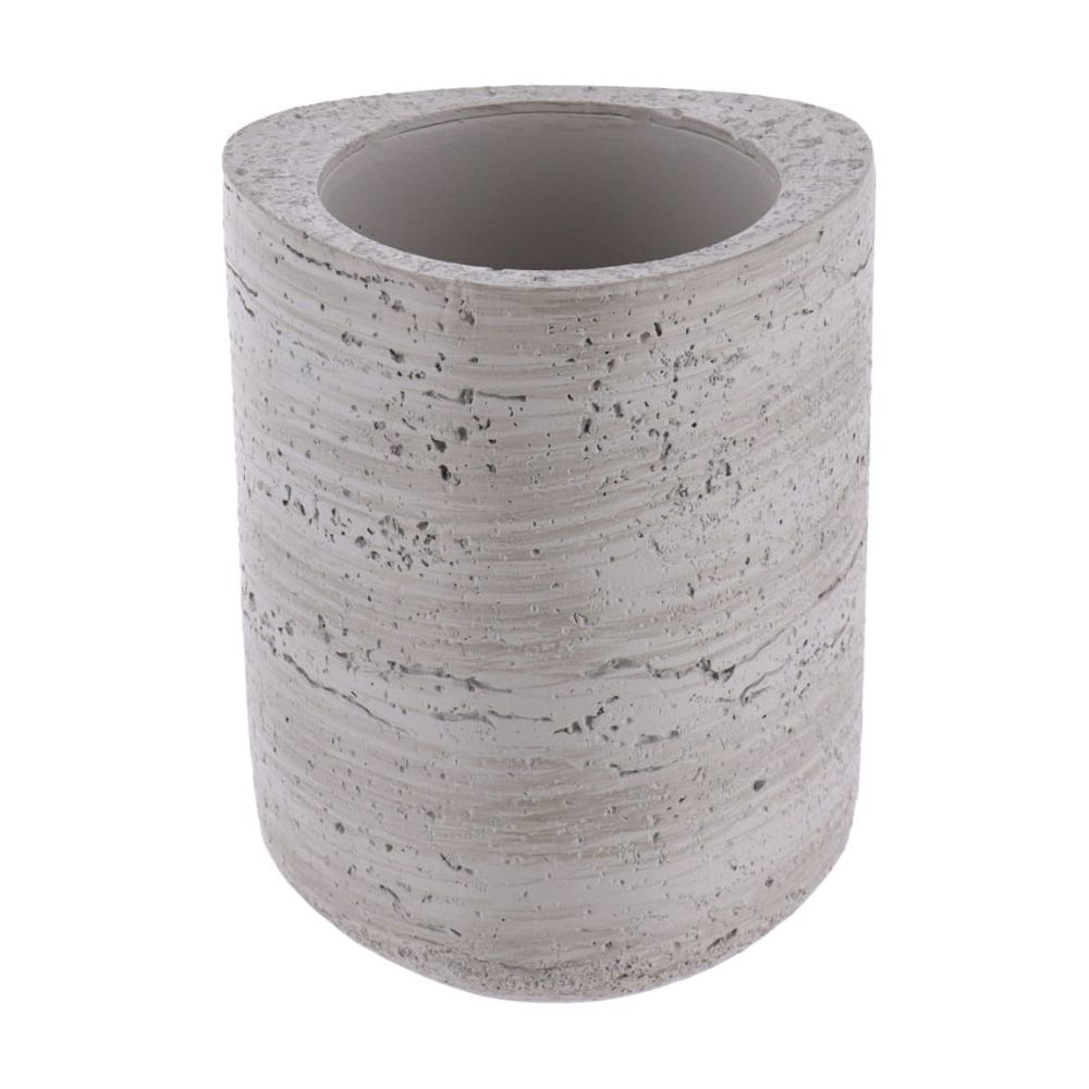 Vaso para baño Poliresina Efecto Concreto Gris