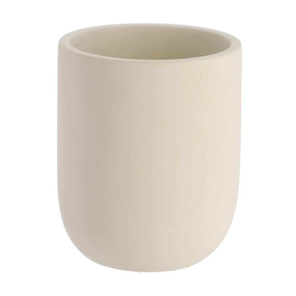 Vaso para baño Cemento Redondo Beige Stone