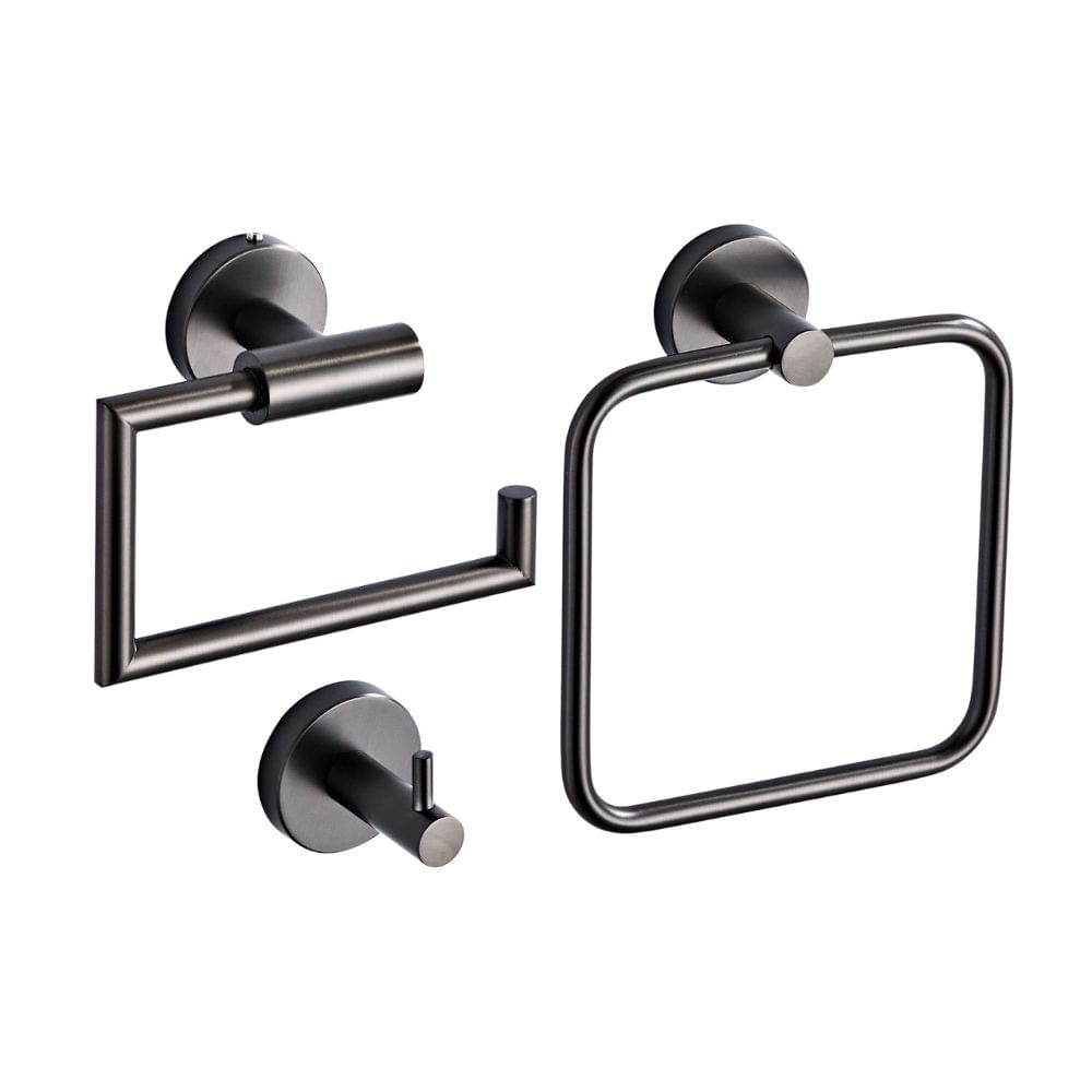 Set de Accesorios de Baño Orange 3 Piezas Classic Grafito