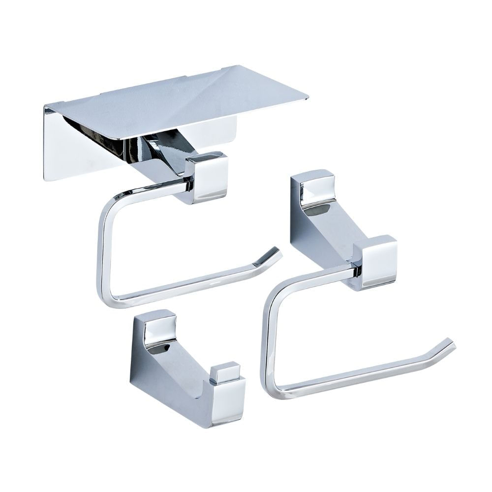 Set de Accesorios de Baño Orange 3 Piezas Smart Cromado