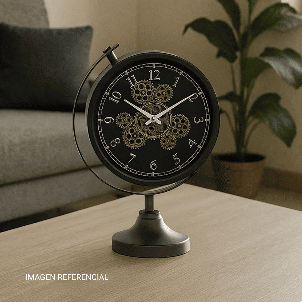 Reloj de Sobremesa con Mecanismo Mely 40cm Urbano Atmosphera
