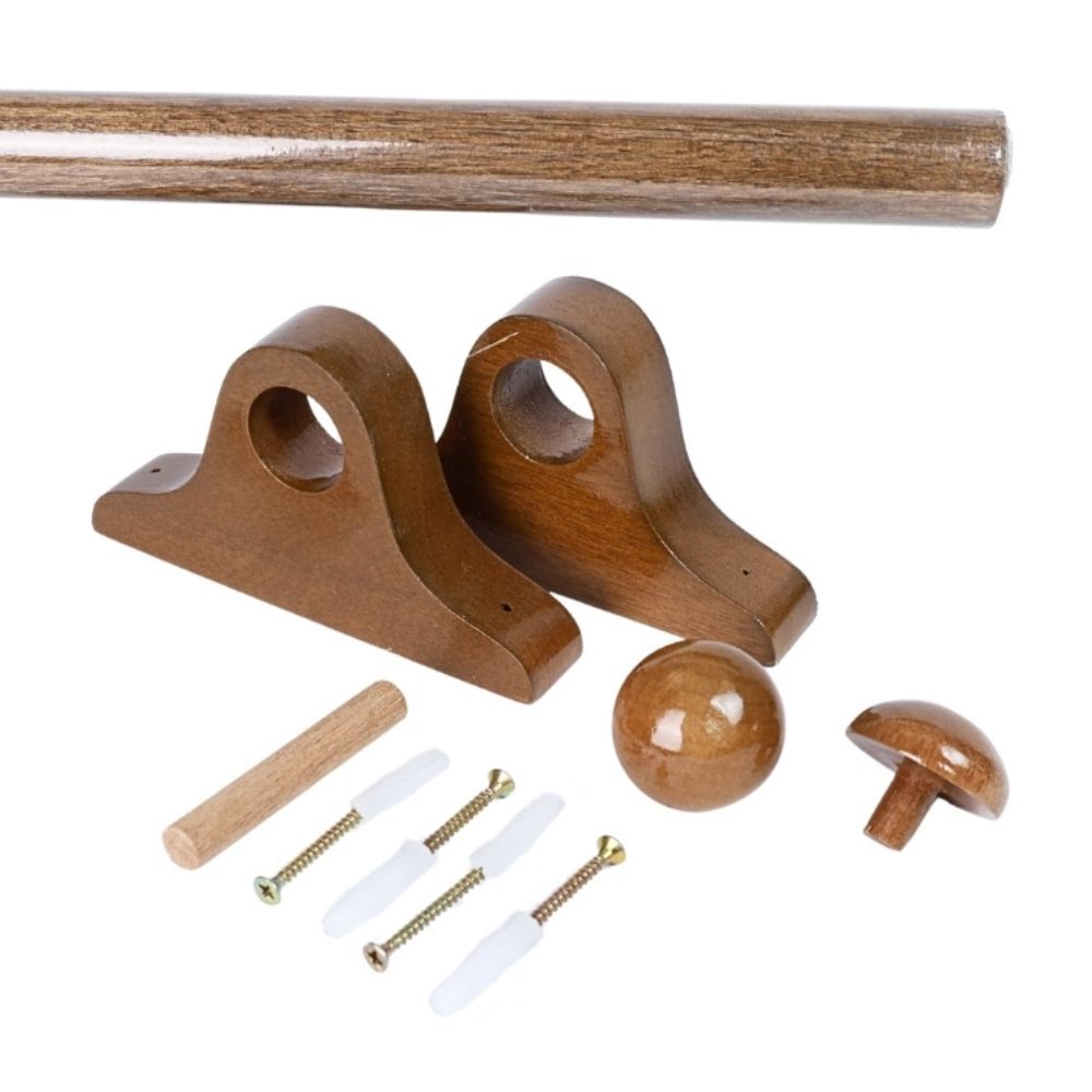 Pack cortinero de madera de 2.00m Jacaranda Orange